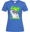 Женская футболка Eilish Billie Ярко-синий фото