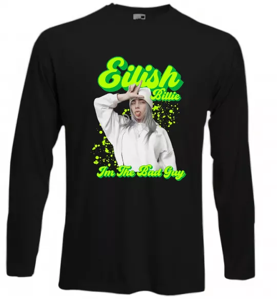 Лонгслив Eilish Billie Черный фото