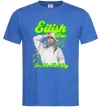 Мужская футболка Eilish Billie Ярко-синий фото