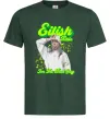 Мужская футболка Eilish Billie Темно-зеленый фото