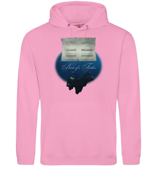 Жіноча толстовка (худі) Birds of a feather Рожевий фото