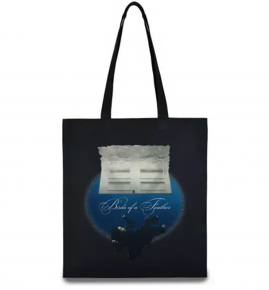 Эко-сумка Birds of a feather Черный фото