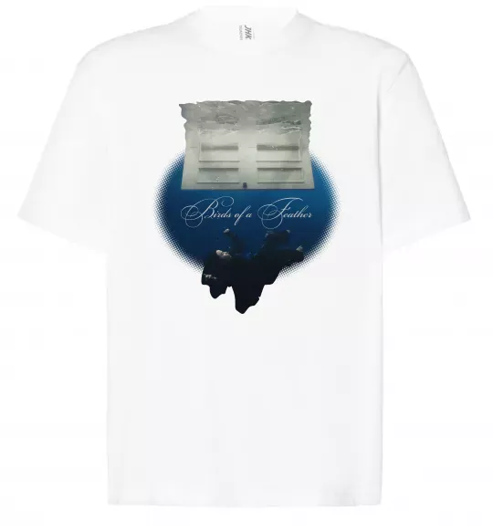 Футболка Оверсайз Birds of a feather Белый фото