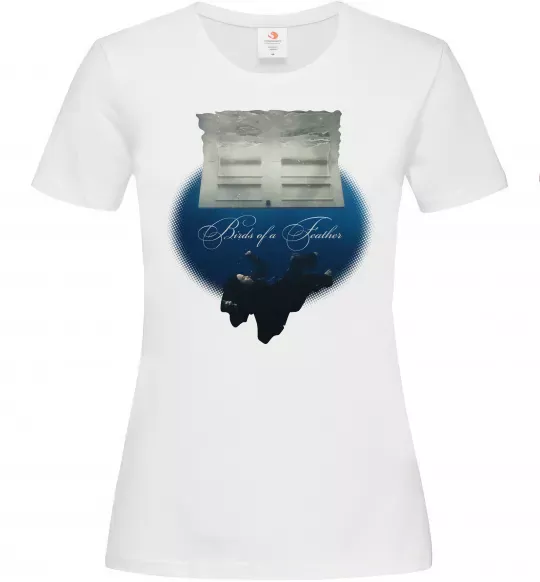 Женская футболка Birds of a feather Белый фото
