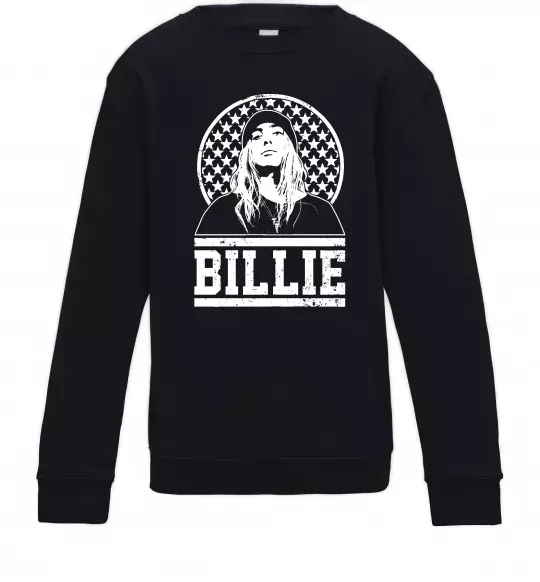 Детский Свитшот Billie чорно-білий Черный фото