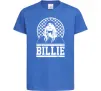 Детская футболка Billie чорно-білий Ярко-синий фото