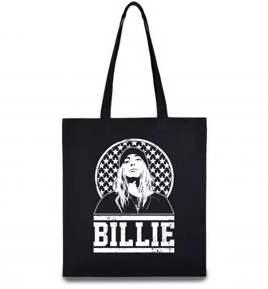 Эко-сумка Billie чорно-білий Черный фото