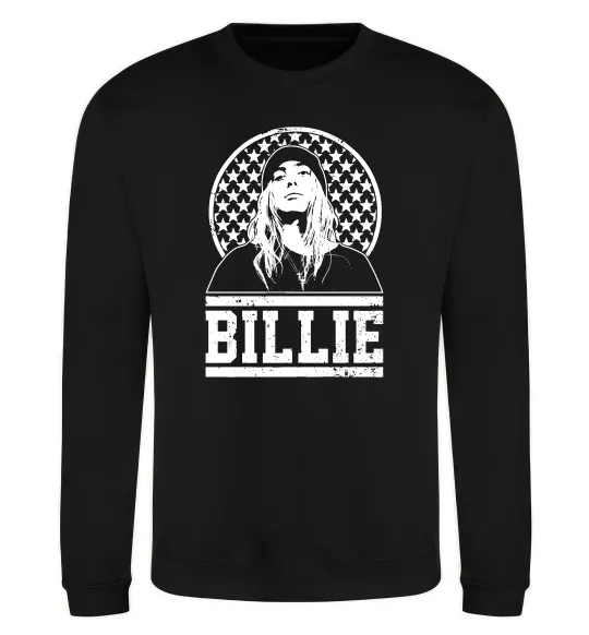 Свитшот Billie чорно-білий Черный фото