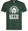 Мужская футболка Billie чорно-білий Темно-зеленый фото