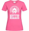 Женская футболка Billie чорно-білий Ярко-розовый фото