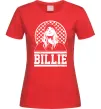 Женская футболка Billie чорно-білий Красный фото