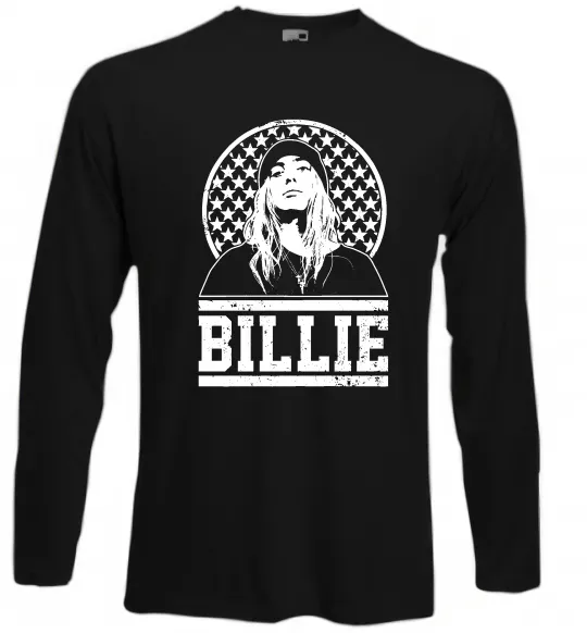 Лонгслив Billie чорно-білий Черный фото