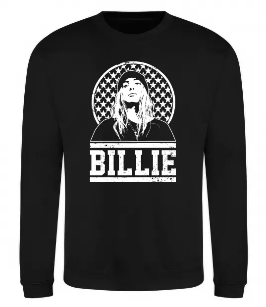 Свитшот Billie чорно-білий Черный фото