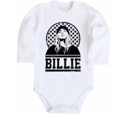 Детский боди Billie чорно-білий