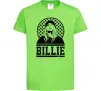 Детская футболка Billie чорно-білий Лаймовый фото