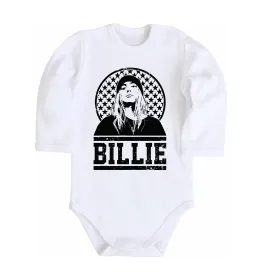 Дитячий бодік Billie чорно-білий Білий фото