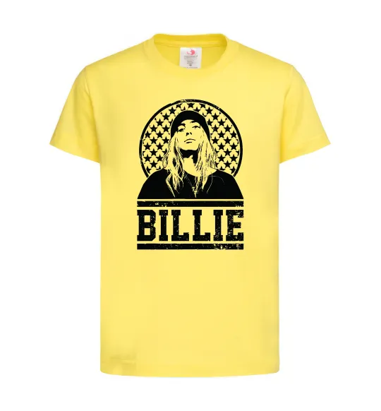 Детская футболка Billie чорно-білий Лимонный фото