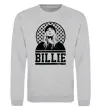 Свитшот Billie чорно-білий Серый меланж фото