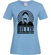 Женская футболка Billie чорно-білий Голубой фото