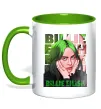 Чашка с цветной ручкой Green Billie Eilish Зеленый фото