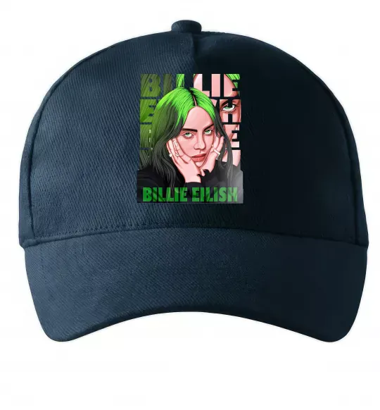 Кепка Green Billie Eilish Темно-синий фото
