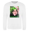 Свитшот Green Billie Eilish Белый фото