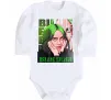 Детский боди Green Billie Eilish Белый Детский боди Green Billie Eilish Белый фото