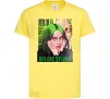 Дитяча футболка Green Billie Eilish Лимонний фото