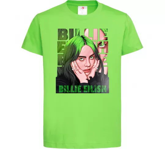 Дитяча футболка Green Billie Eilish Лаймовий фото