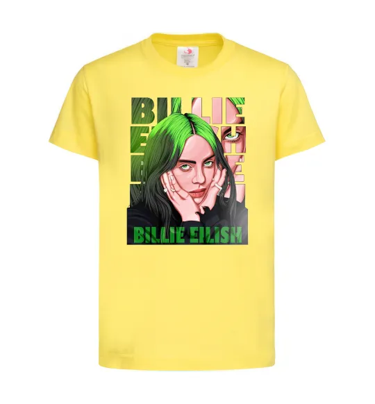 Детская футболка Green Billie Eilish Лимонный фото