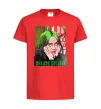 Детская футболка Green Billie Eilish Красный фото
