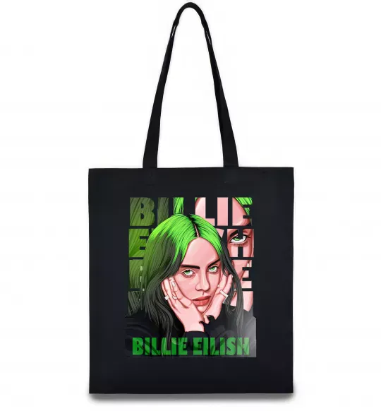 Эко-сумка Green Billie Eilish Черный фото