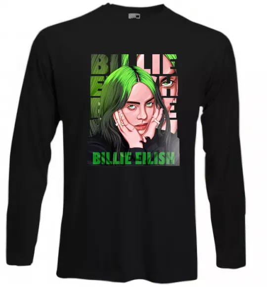Лонгслів Green Billie Eilish Чорний фото