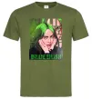 Мужская футболка Green Billie Eilish Оливковый фото