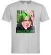 Мужская футболка Green Billie Eilish Серый фото