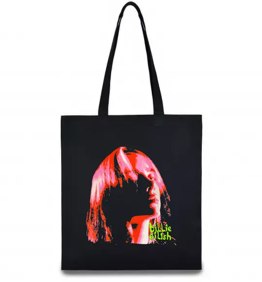 Еко-сумка Силует Білі Айліш Чорний фото