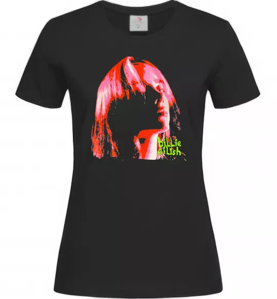 Женская футболка Силует Білі Айліш Черный фото