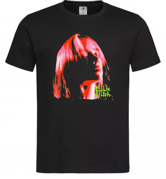 Мужская футболка Силует Білі Айліш Черный фото