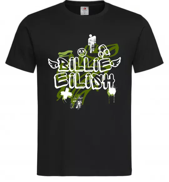 Мужская футболка Billie Eilish Grafity Черный фото