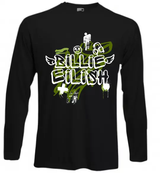 Лонгслив Billie Eilish Grafity Черный фото