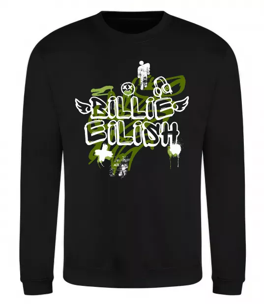 Свитшот Billie Eilish Grafity Черный фото