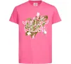 Детская футболка Billie Eilish Grafity Ярко-розовый фото