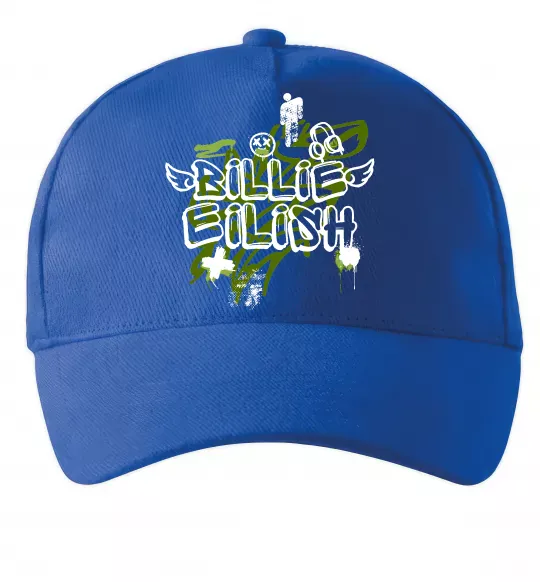 Кепка Billie Eilish Grafity Ярко-синий фото