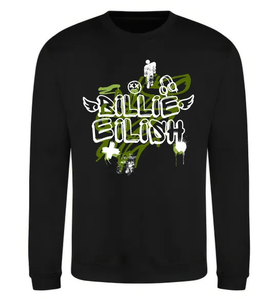 Свитшот Billie Eilish Grafity Черный фото