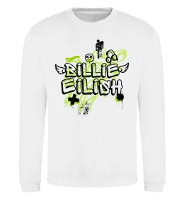 Свитшот Billie Eilish Grafity Белый фото