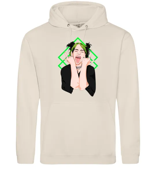 Женская толстовка (худи) Billie Eilish art Таш фото