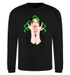 Світшот Billie Eilish art Чорний фото