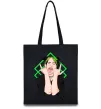 Эко-сумка Billie Eilish art Черный фото