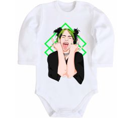 Дитячий бодік Billie Eilish art