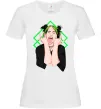 Женская футболка Billie Eilish art Белый фото